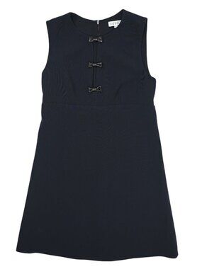 blue tight mini dress Claudie Pierlot Blue Shift Dress With 3/4 Sleeves – Phoenix Style main image 1